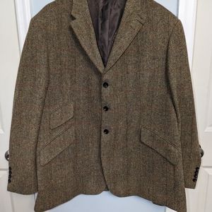 J. Peterman Men's Harris Tweed Sports Coat Size 50